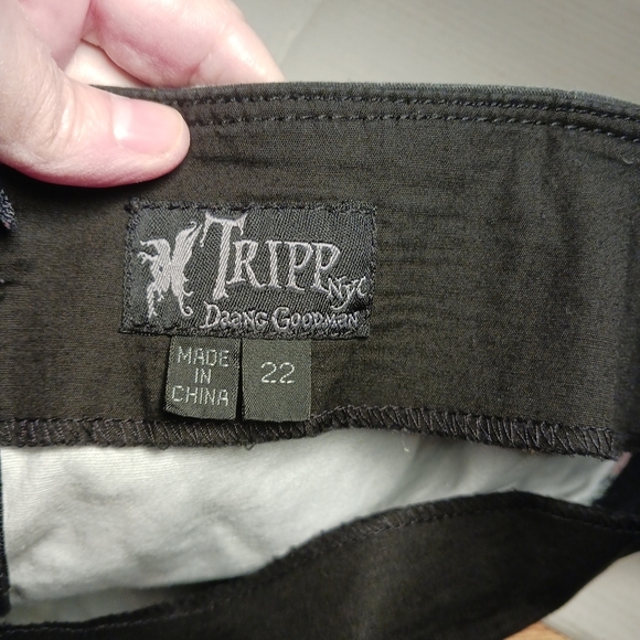 Tripp NYC Y2K Cherry Skirt Ladies Plus Size 22 RARE Grunge Mall Goth EMO PUNK - Picture 3 of 6